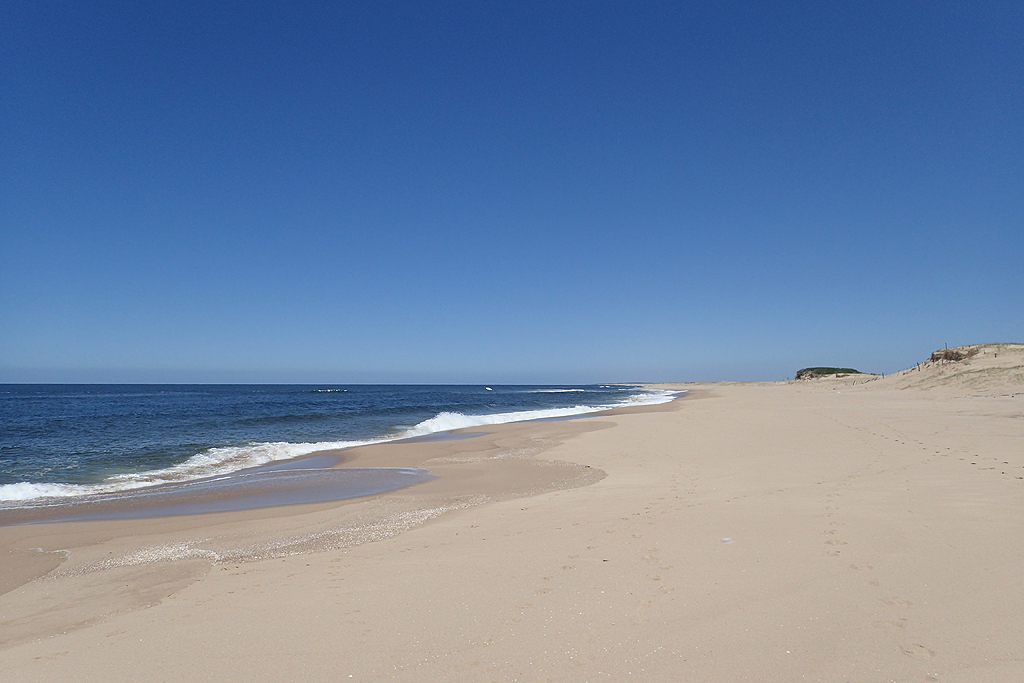 Strand bis zum Horizont
