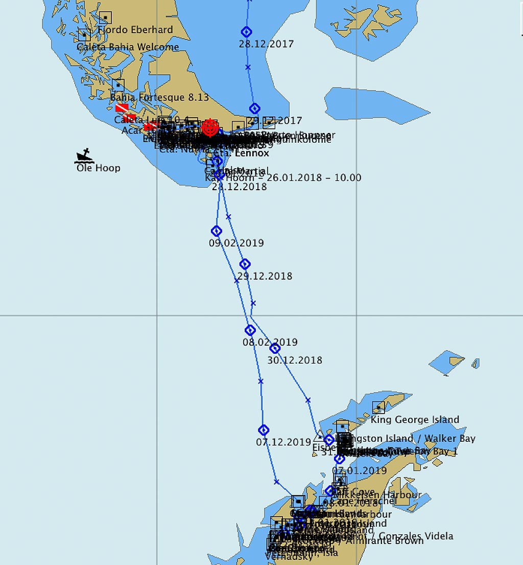 Drake Passage Karte