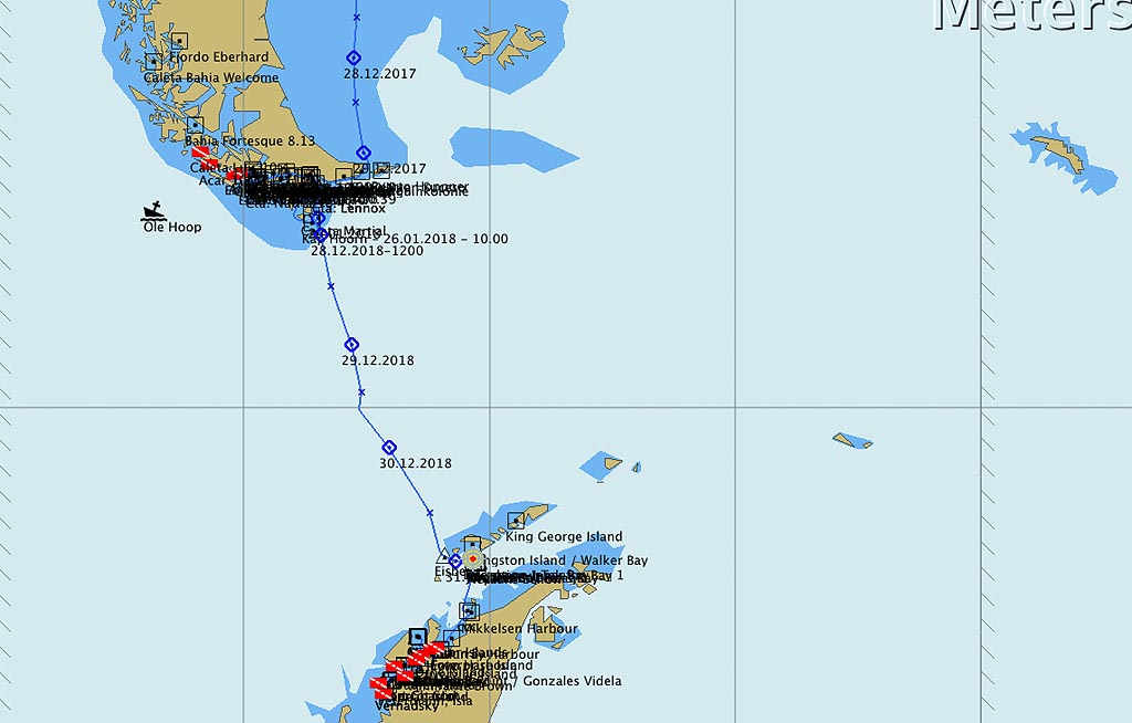 Karte Drake Passage